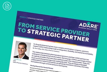 From Service Provider to Strategic Partner